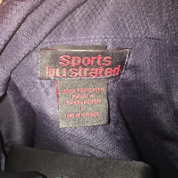 Men’s Large Sports Illustrated Wind Breaker Jacket - Picture 4 of 5